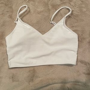 White lines bikini top